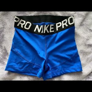Nike Pro Spandex Blue Size M